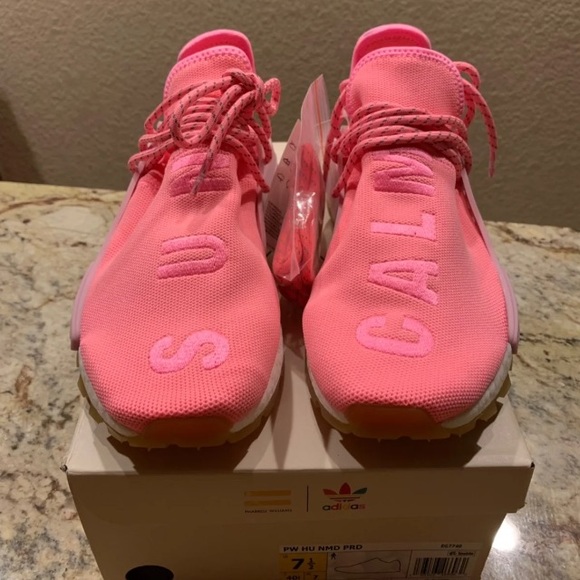 Adidas x Pharrell HU NMD PRD Pink - Picture 1 of 5